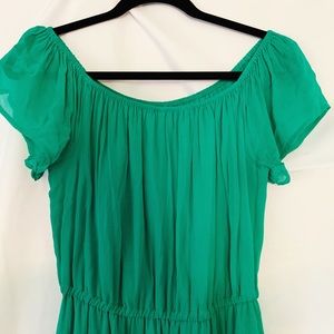 Small Lucky Brand Teal Goddess Dress